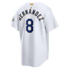 Enrique Hernández Los Angeles Dodgers 2026 Gold Collection Stadium Jersey White