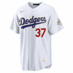 Teoscar Hernández Los Angeles Dodgers 2026 Gold Collection Stadium Jersey White
