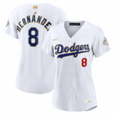 Enrique Hernández Los Angeles Dodgers Women's 2026 Gold Collection Stadium Jersey White