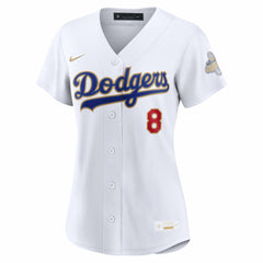 Enrique Hernández Los Angeles Dodgers Women's 2026 Gold Collection Stadium Jersey White