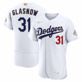 Tyler Glasnow Los Angeles Dodgers 2026 Gold Collection Authentic Jersey White