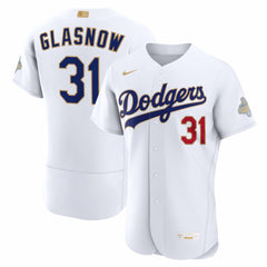Tyler Glasnow Los Angeles Dodgers 2026 Gold Collection Authentic Jersey White