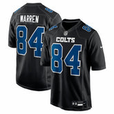 Tyler Warren Indianapolis Colts Fashion Game Jersey - Carbon Black discount