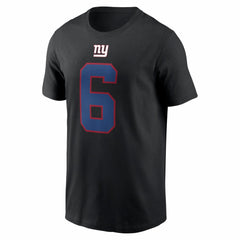 Jaxson Dart New York Giants Name & Number T-Shirt - Black discount