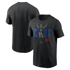 Jaxson Dart New York Giants Just Do It T-Shirt - Black online