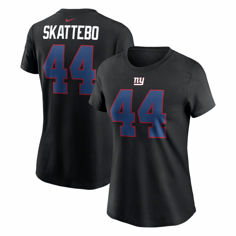 Cam Skattebo New York Giants Women's Name & Number T-Shirt - Black online
