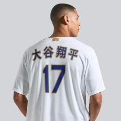 Shohei Ohtani Los Angeles Dodgers 2026 Gold Collection Kanji Stadium Jersey White