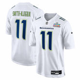 Jaxon Smith-Njigba Seattle Seahawks Super Bowl LX Patch Tundra Fashion Game Jersey - White online