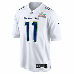 Jaxon Smith-Njigba Seattle Seahawks Super Bowl LX Patch Tundra Fashion Game Jersey - White online