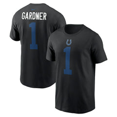 Ahmad Sauce Gardner Indianapolis Colts Player Name & Number T-Shirt - Black outlet