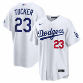 Kyle Tucker Los Angeles Dodgers Home Stadium Jersey White