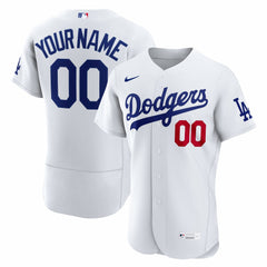 Los Angeles Dodgers Home Authentic Custom Jersey White