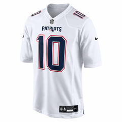 Drake Maye New England Patriots Game Jersey - Tundra White for sale