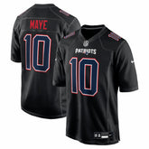Drake Maye New England Patriots Game Jersey - Carbon Black online