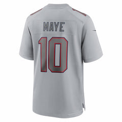 Drake Maye New England Patriots Atmosphere Fashion Game Jersey - Gray online