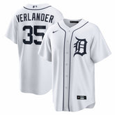 Justin Verlander Detroit Tigers Home Replica Jersey White