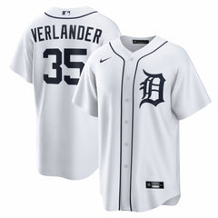 Justin Verlander Detroit Tigers Home Replica Jersey White