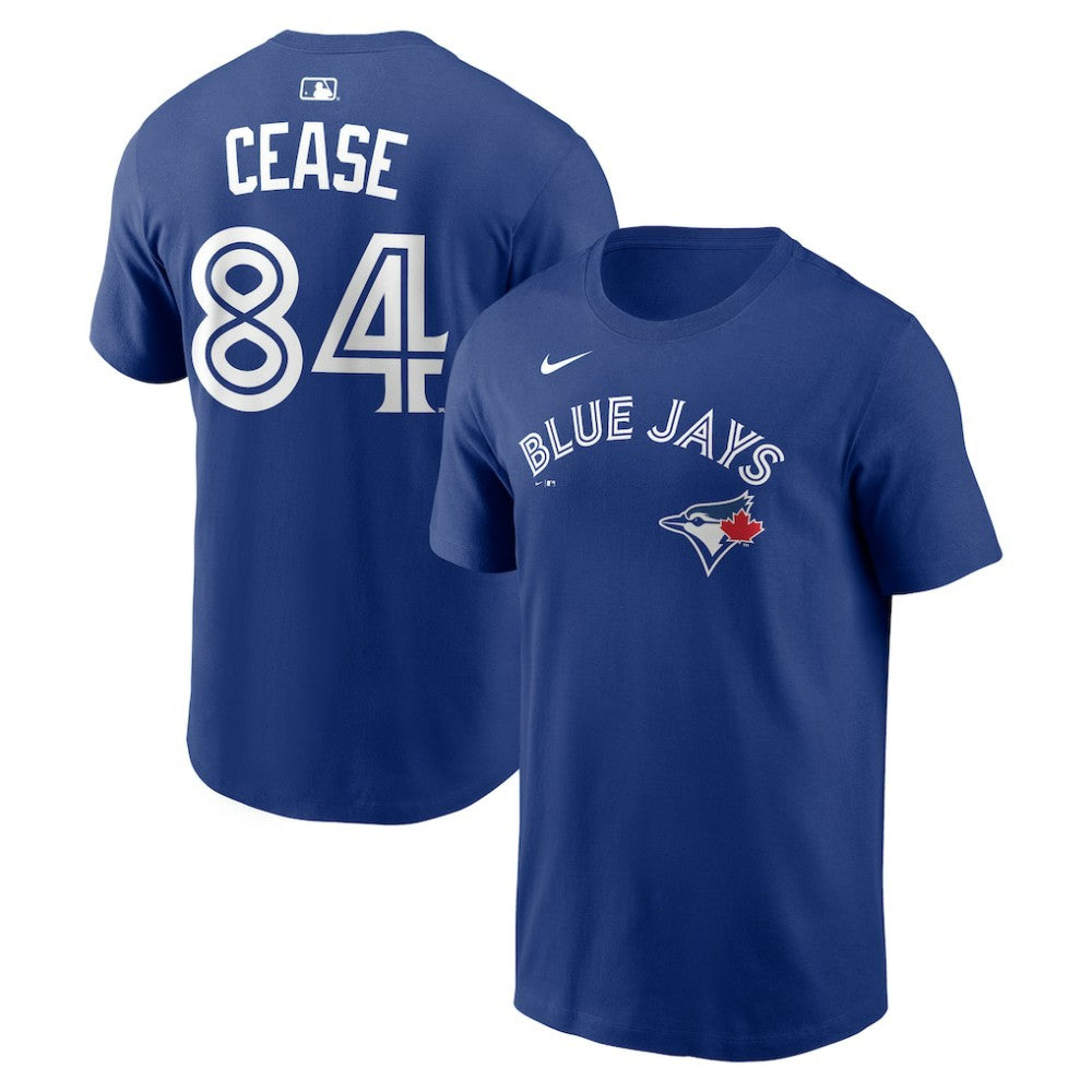 Dylan Cease Toronto Blue Jays Home Name & Number T-Shirt Royal