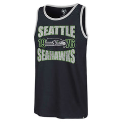 Seattle Seahawks '47 Upload Franklin Tank Top - College Navy on sale