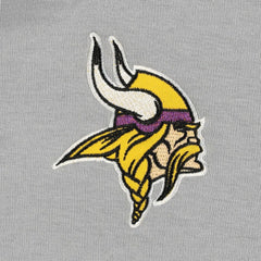 Minnesota Vikings The Wild Collective Women's Faux Fur Lined Tri-Blend Full-Zip Hoodie - Gray outlet
