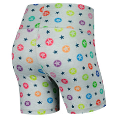 Houston Astros Terez Women's TLC Rainbow Shorts Gray