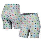 Los Angeles Dodgers Terez Women's TLC Rainbow Shorts Gray