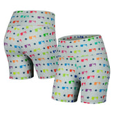 MLB Merchandise Terez Women's TLC Rainbow Shorts Gray