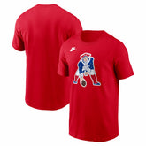 New England Patriots Pat Patriot Club T-Shirt - Red for sale