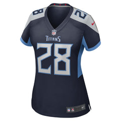 Chris Johnson Tennessee Titans Women's Retired Player Game Jersey - Navy on sale