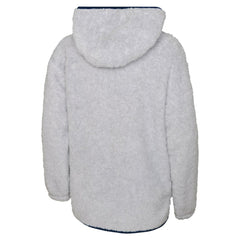 Washington Capitals Girls Youth Ultimate Teddy Fleece Pullover Hoodie - Heather Gray Hoodies