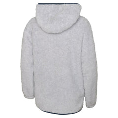 Seattle Kraken Girls Youth Ultimate Teddy Fleece Pullover Hoodie - Heather Gray Hoodies