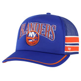 New York Islanders '47 Sideband Stripes Trucker Snapback Hat - Royal Hats