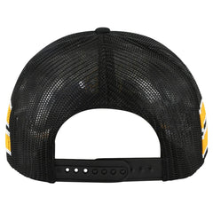 Pittsburgh Penguins '47 Sideband Stripes Trucker Snapback Hat - Black Hats