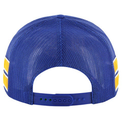 St. Louis Blues '47 Sideband Stripes Trucker Snapback Hat - Blue Hats