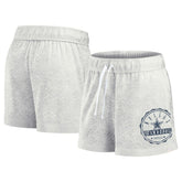 Dallas Cowboys Women's Vintage Badge Shorts - Oatmeal cheap