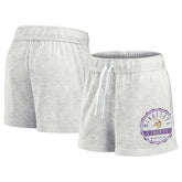 Minnesota Vikings Women's Vintage Badge Shorts - Oatmeal outlet