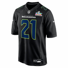 Devon Witherspoon Seattle Seahawks Super Bowl LX Patch Carbon Fashion Game Jersey - Black on sale
