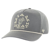 Miami Heat '47 Canyon Ranchero Hitch Adjustable Hat - Charcoal shop
