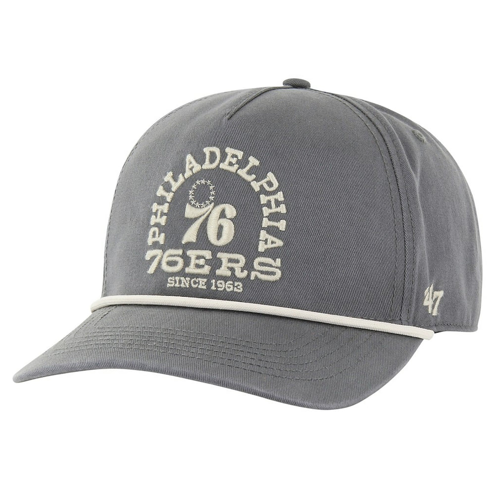 Philadelphia 76ers '47 Canyon Ranchero Hitch Adjustable Hat - Charcoal outlet