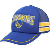 Golden State Warriors '47 Sidebrand Stripes Trucker Adjustable Hat sale - Royal cheap