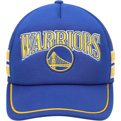 Golden State Warriors '47 Sidebrand Stripes Trucker Adjustable Hat sale - Royal cheap