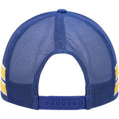 Golden State Warriors '47 Sidebrand Stripes Trucker Adjustable Hat sale - Royal cheap