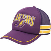 Los Angeles Lakers '47 Sidebrand Stripes Trucker Adjustable Hat - Purple sale