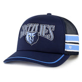 Memphis Grizzlies '47 Sidebrand Stripes Trucker Adjustable Hat - Navy outlet