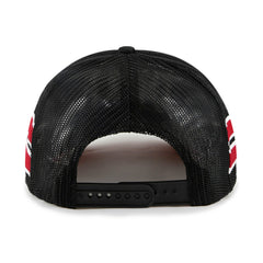 Miami Heat '47 Sidebrand Stripes Trucker Adjustable Hat - Black on sale