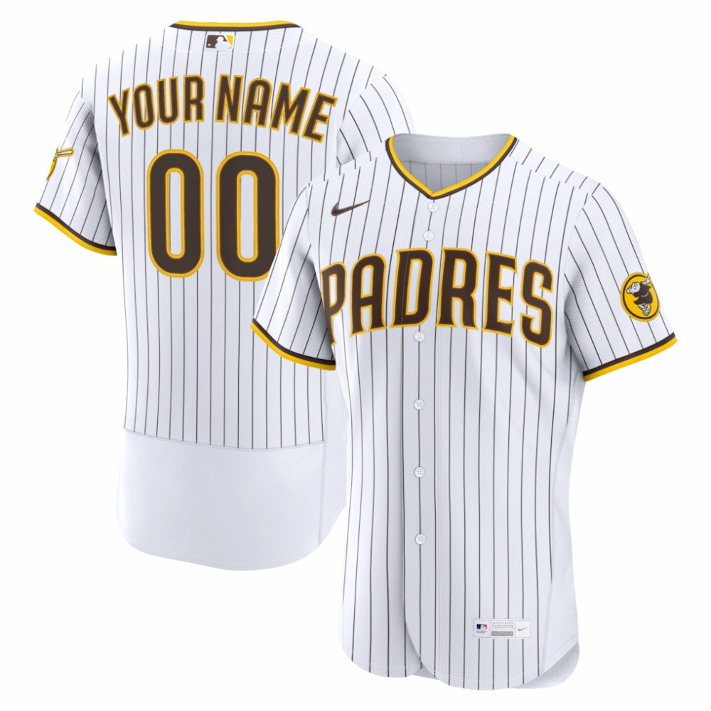 San Diego Padres Home Authentic Custom Jersey White