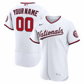 Washington Nationals Home Authentic Custom Jersey White