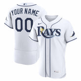 Tampa Bay Rays Home Authentic Custom Jersey White