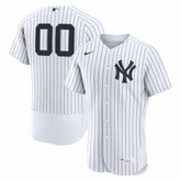 New York Yankees Home Authentic Custom Jersey White