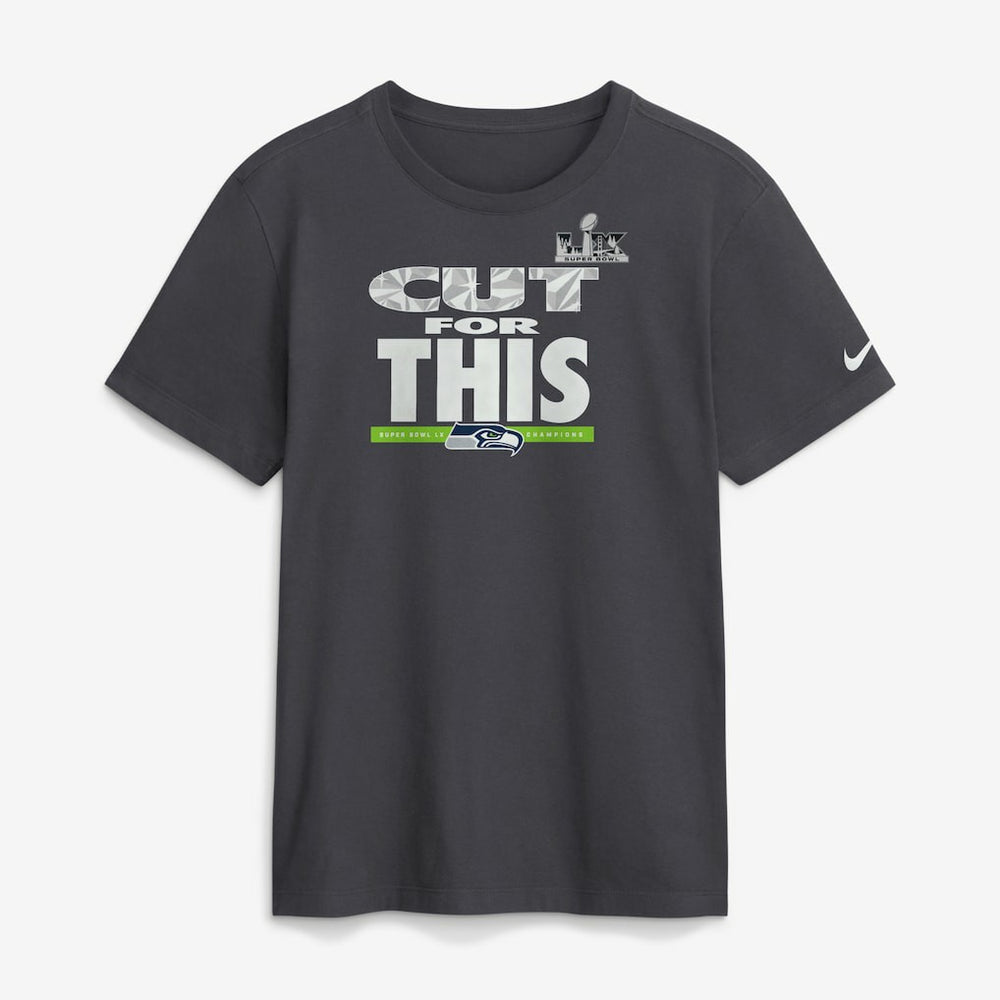 Seattle Seahawks Super Bowl LX Champions Pickoff Move Parade T-Shirt - Anthracite for sale